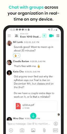 I-download ang Pronto Team Communication App – Libreng Chat - Screenshot 1