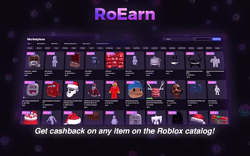 RoEarn: Makakuha ng Robux Cashback sa Bawat Roblox Purchase - Screenshot 2
