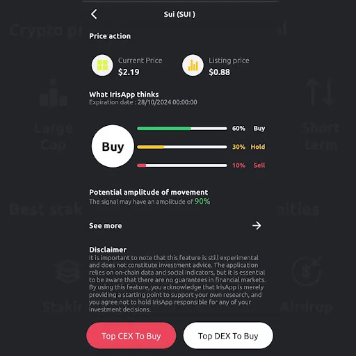 I-download ang Iris App – AI Crypto Tracker para sa Pinoy - Screenshot 15