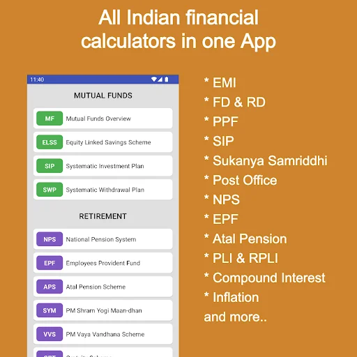 Download Financial Calculator India Pro – Best Finance Tools - Screenshot 2