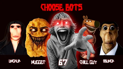 I-download ang Nextbots Backrooms: Meme Hunter – Nakakatakot na Chase - Screenshot 1