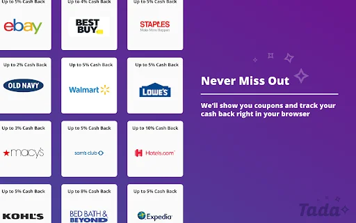 I-download ang Tada Extension – Makatipid at Kumuha ng Cash Back - Screenshot 3