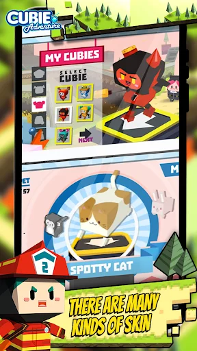 I-download ang Cubie Adventure World – Masayang Running Game - Screenshot 12