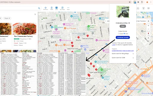 Maps Scraper by Presto: I-extract ang Business Leads nang Libre - Screenshot 1