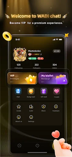 I-download ang Wadi Chat – Makipag-usap sa Voice Chat Rooms nang Libre - Screenshot 1