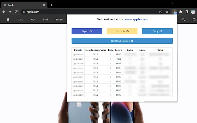 I-download ang Get cookies.txt – I-export ang Cookies nang Libre - Screenshot 3