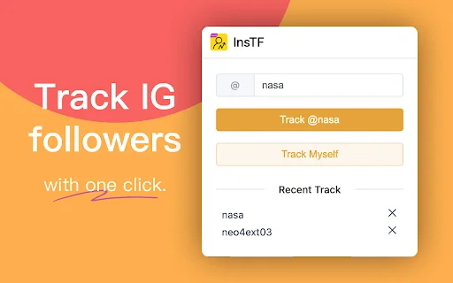 InsTF: Subaybayan ang Iyong Instagram Followers nang Libre - Screenshot 1