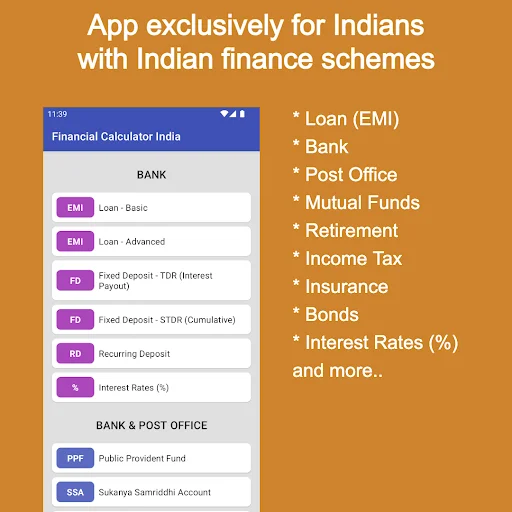 Download Financial Calculator India Pro – Best Finance Tools - Screenshot 1