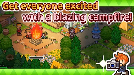 I-download ang Forest Camp Story – Pixel Art Sim Game Libre - Screenshot 10