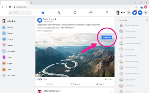 Video Downloader para sa Facebook – I-download ang FB Videos nang Libre - Screenshot 1