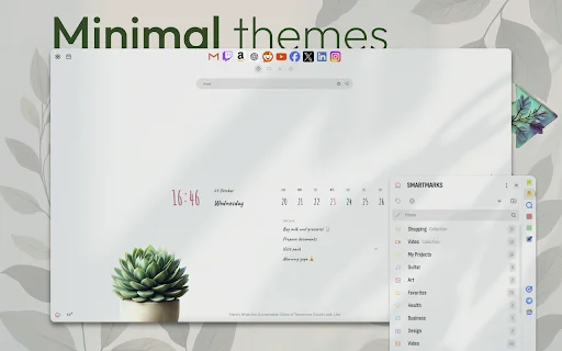 Calendar New Tab: Pinakamahusay na Productivity Tool para sa Chrome - Screenshot 3