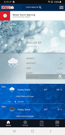 I-download ang WNDU First Alert Weather – Tumpak na Panahon - Screenshot 1