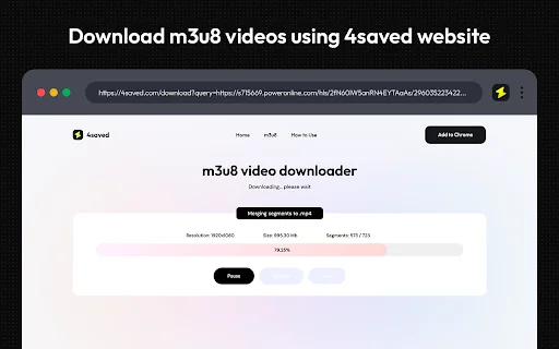 Video Downloader para sa Chrome – I-download ang M3U8 Video nang Libre - Screenshot 4