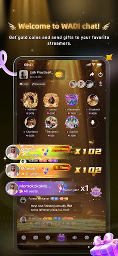 I-download ang Wadi Chat – Makipag-usap sa Voice Chat Rooms nang Libre - Screenshot 4