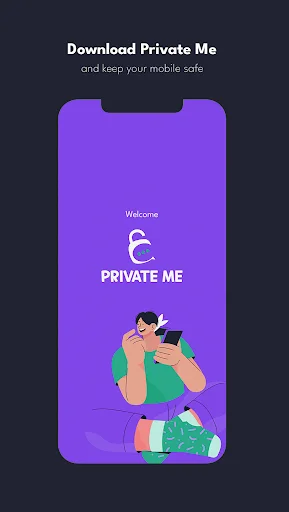 I-download ang PrivateMe: Ligtas na Pag-imbak ng File at Social App - Screenshot 1