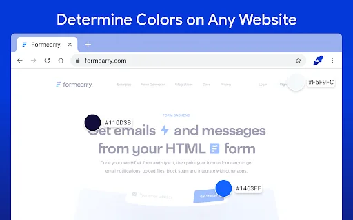 I-download ang Color Picker HEX – Pinakamahusay na Eyedropper para sa Chrome - Screenshot 1