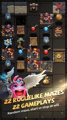 I-download ang Gumballs & Dungeons: Pinakamahusay na Roguelike RPG - Screenshot 8
